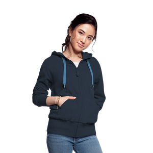 Women's Premium Hooded Jacket - navy