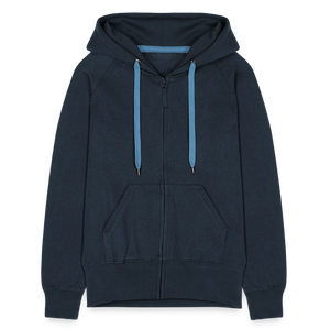 Women's Premium Hooded Jacket - navy