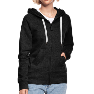 Women's Premium Hooded Jacket - charcoal grey