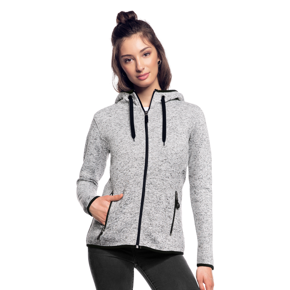 Women’s Hooded Fleece Jacket | Stedman - light heather grey