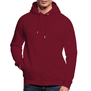 Unisex Organic Hoodie by Stanley & Stella - burgundy