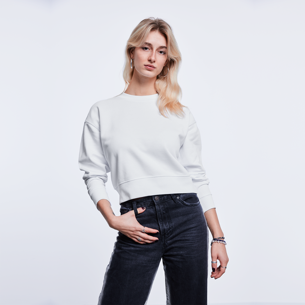 Stanley/Stella CROPSTER Women’s Cropped Organic Sweatshirt - white