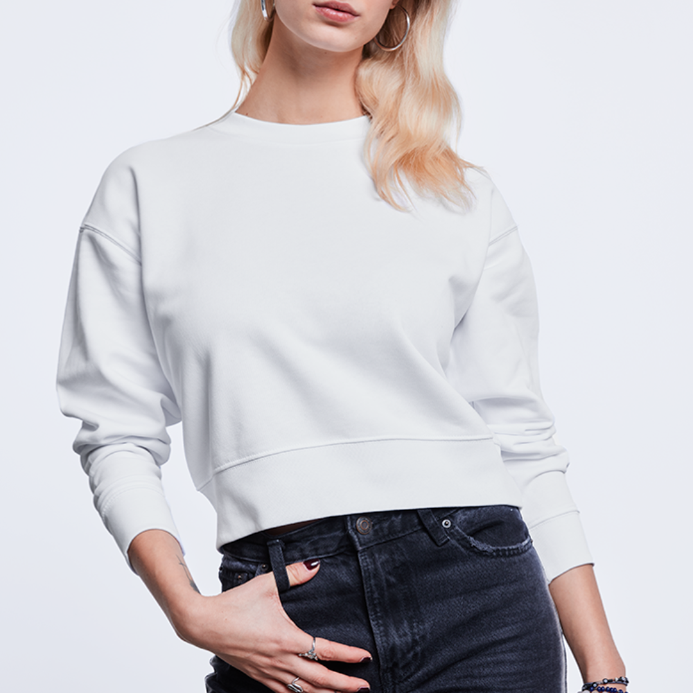 Stanley/Stella CROPSTER Women’s Cropped Organic Sweatshirt - white