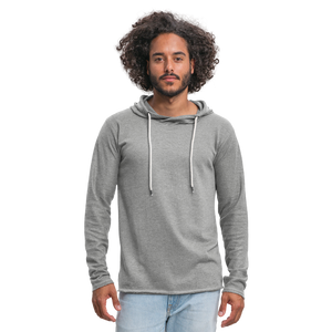 Light Unisex Sweatshirt Hoodie - heather grey