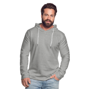 Light Unisex Sweatshirt Hoodie - heather grey