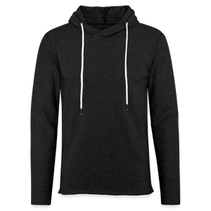 Light Unisex Sweatshirt Hoodie - charcoal grey