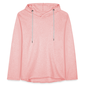 Light Unisex Sweatshirt Hoodie - cream heather pink