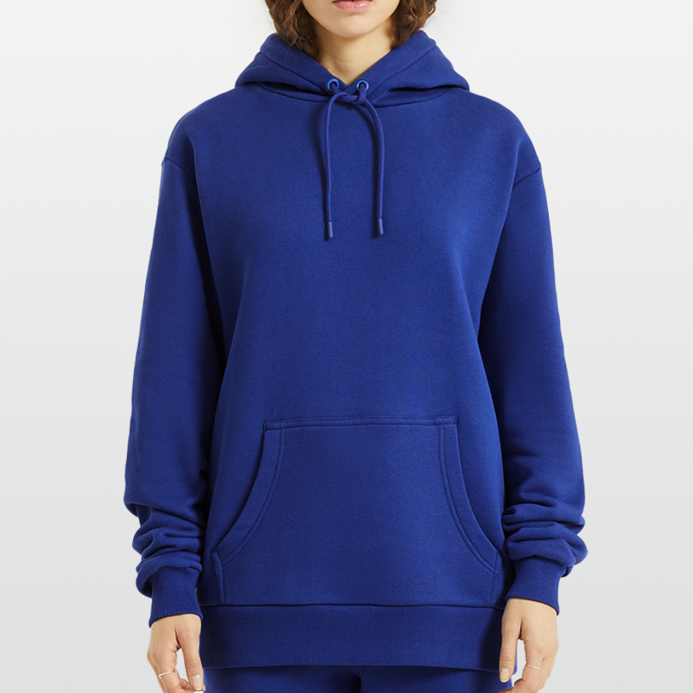 Organic Relaxed Hoodie Made in EU - Iconic Blue