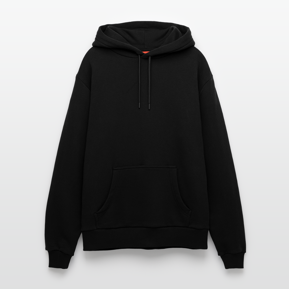 Organic Relaxed Hoodie Made in EU - SOLID BLACK