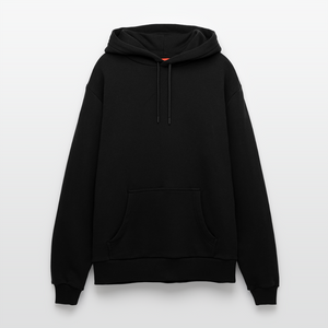 Organic Relaxed Hoodie Made in EU - SOLID BLACK