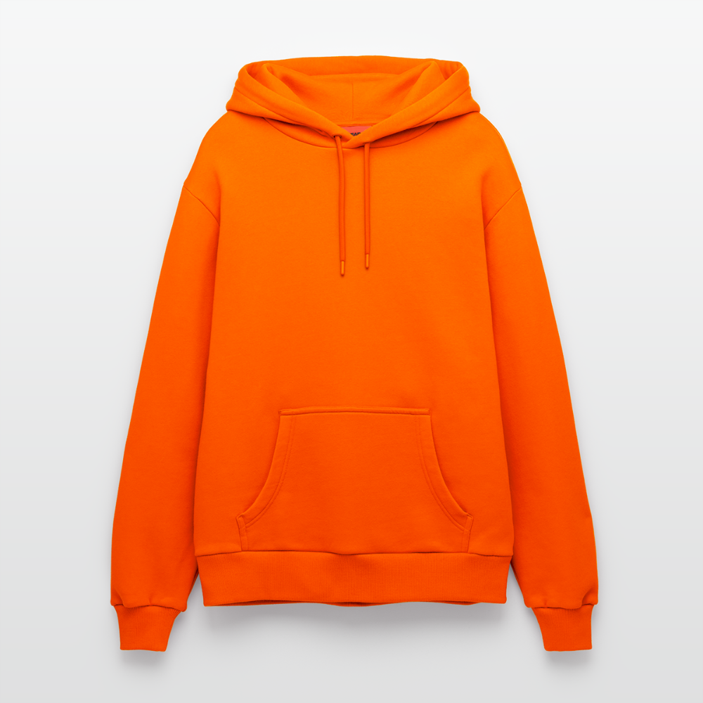 Organic Relaxed Hoodie Made in EU - SUNSET ORANGE