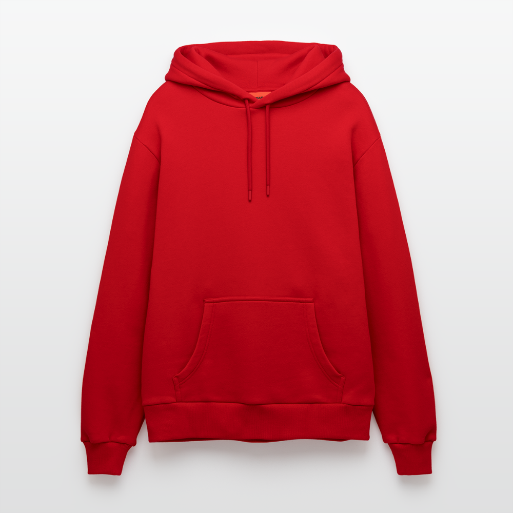 Organic Relaxed Hoodie Made in EU - red