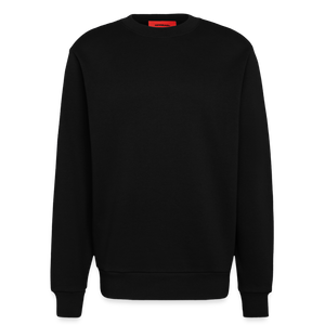 Organic Relaxed Crew Neck Made in EU - SOLID BLACK