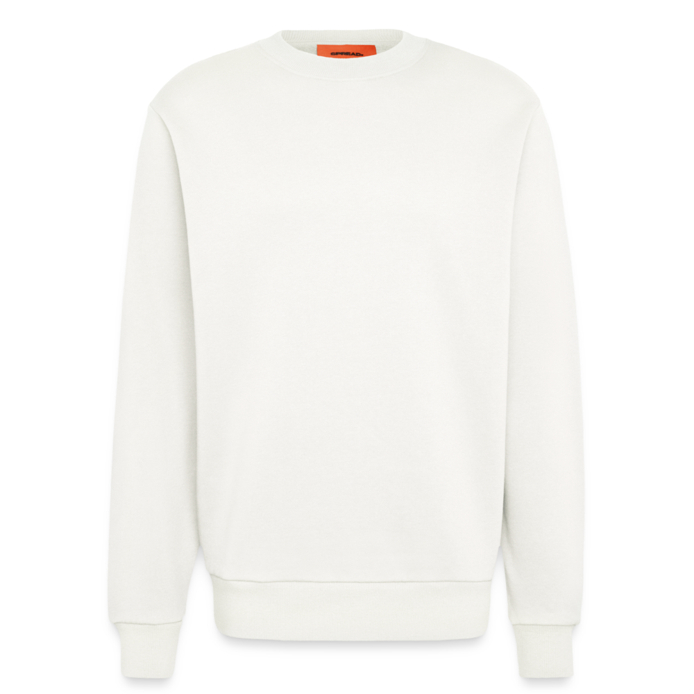 Organic Relaxed Crew Neck Made in EU - OFF WHITE