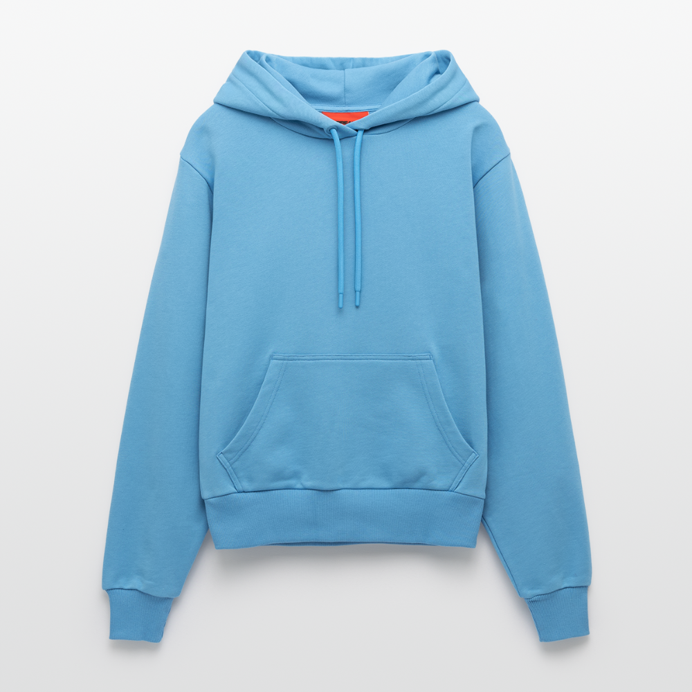 Organic Fitted Hoodie Made in EU -  Sol Blue