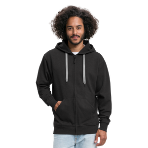 Men's Premium Hooded Jacket - black