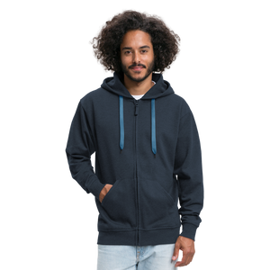 Men's Premium Hooded Jacket - navy