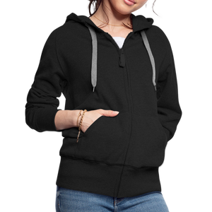 Women's Premium Hooded Jacket - black