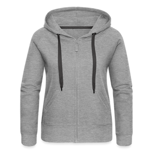 Women's Premium Hooded Jacket - heather grey