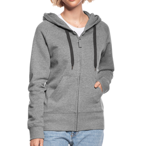 Women's Premium Hooded Jacket - heather grey