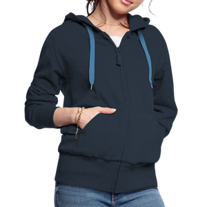 Women's Premium Hooded Jacket - navy