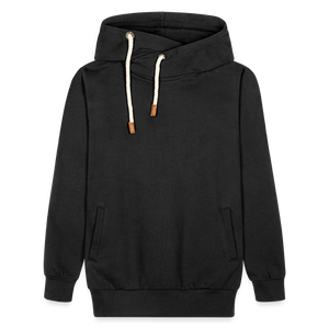 Shawl Collar Hoodie - black