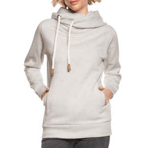 Shawl Collar Hoodie - heather oatmeal