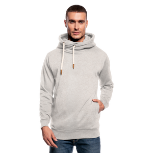 Shawl Collar Hoodie - heather oatmeal