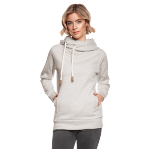 Shawl Collar Hoodie - heather oatmeal