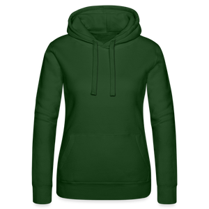 Women’s Hooded Sweater by Russell - bottle green