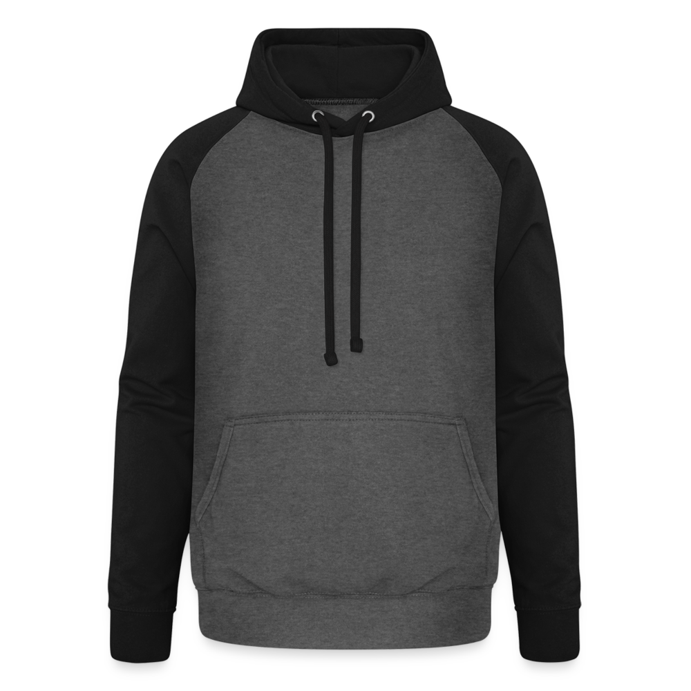 Unisex Baseball Hoodie - graphite/black