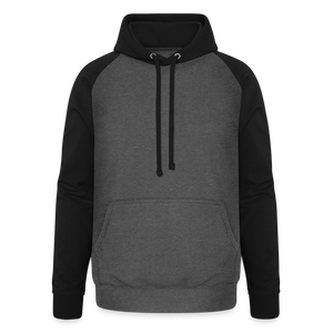 Unisex Baseball Hoodie - graphite/black