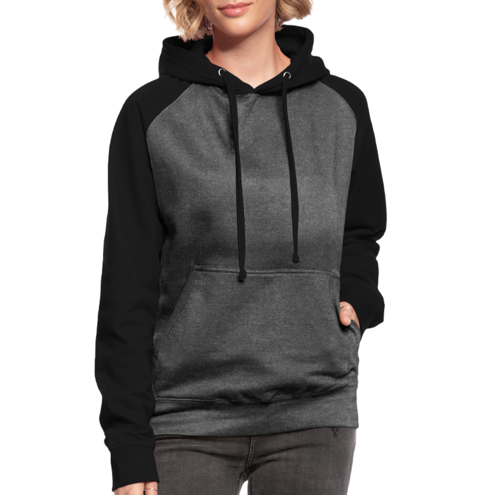 Unisex Baseball Hoodie - graphite/black