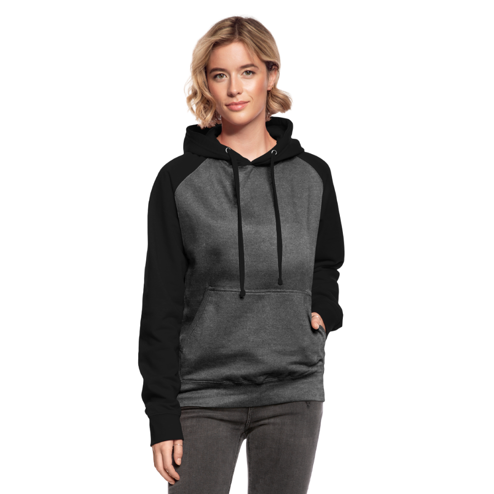 Unisex Baseball Hoodie - graphite/black