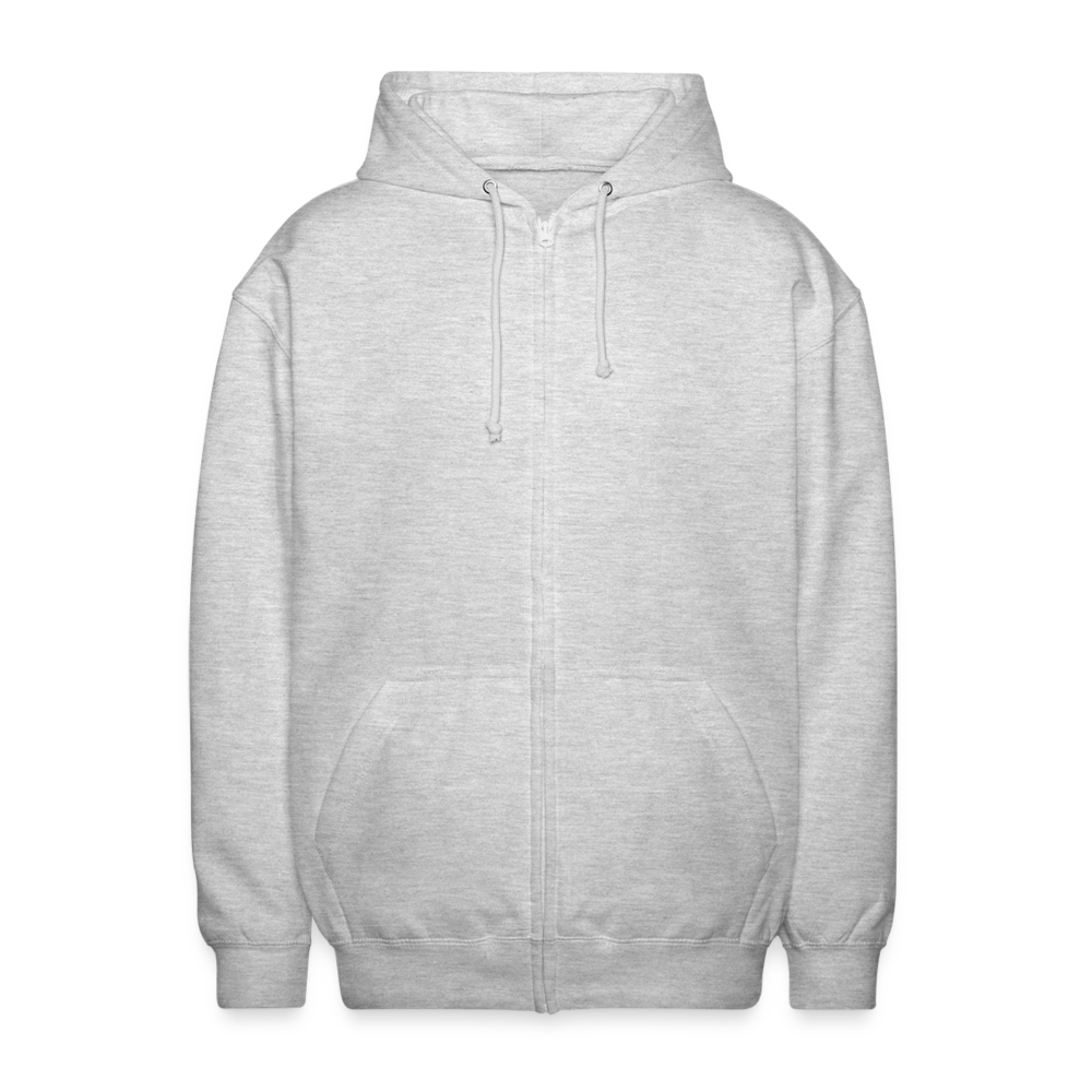 Unisex Hooded Jacket - light heather grey