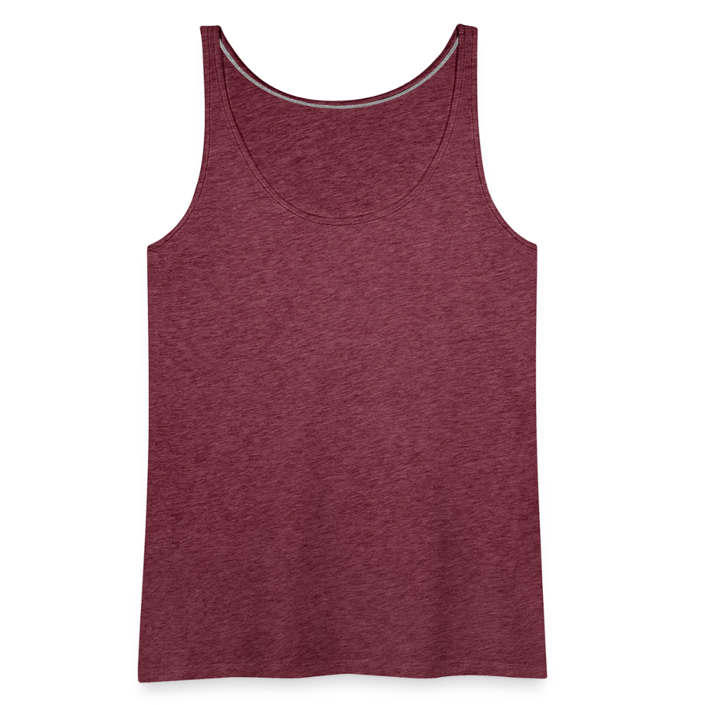 Women’s Premium Tank Top - heather burgundy