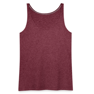 Women’s Premium Tank Top - heather burgundy