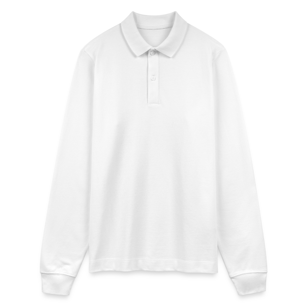 Stanley/Stella PREPSTER Organic Unisex Long-Sleeved Polo Shirt - white