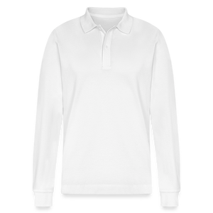 Stanley/Stella PREPSTER Organic Unisex Long-Sleeved Polo Shirt - white