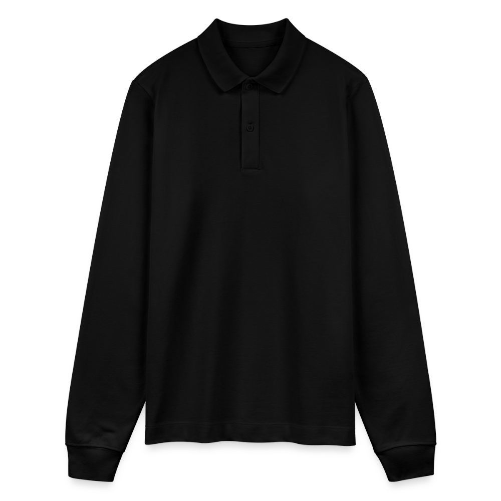 Stanley/Stella PREPSTER Organic Unisex Long-Sleeved Polo Shirt - black