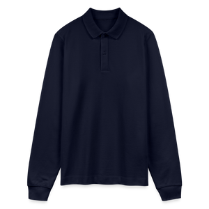 Stanley/Stella PREPSTER Organic Unisex Long-Sleeved Polo Shirt - navy