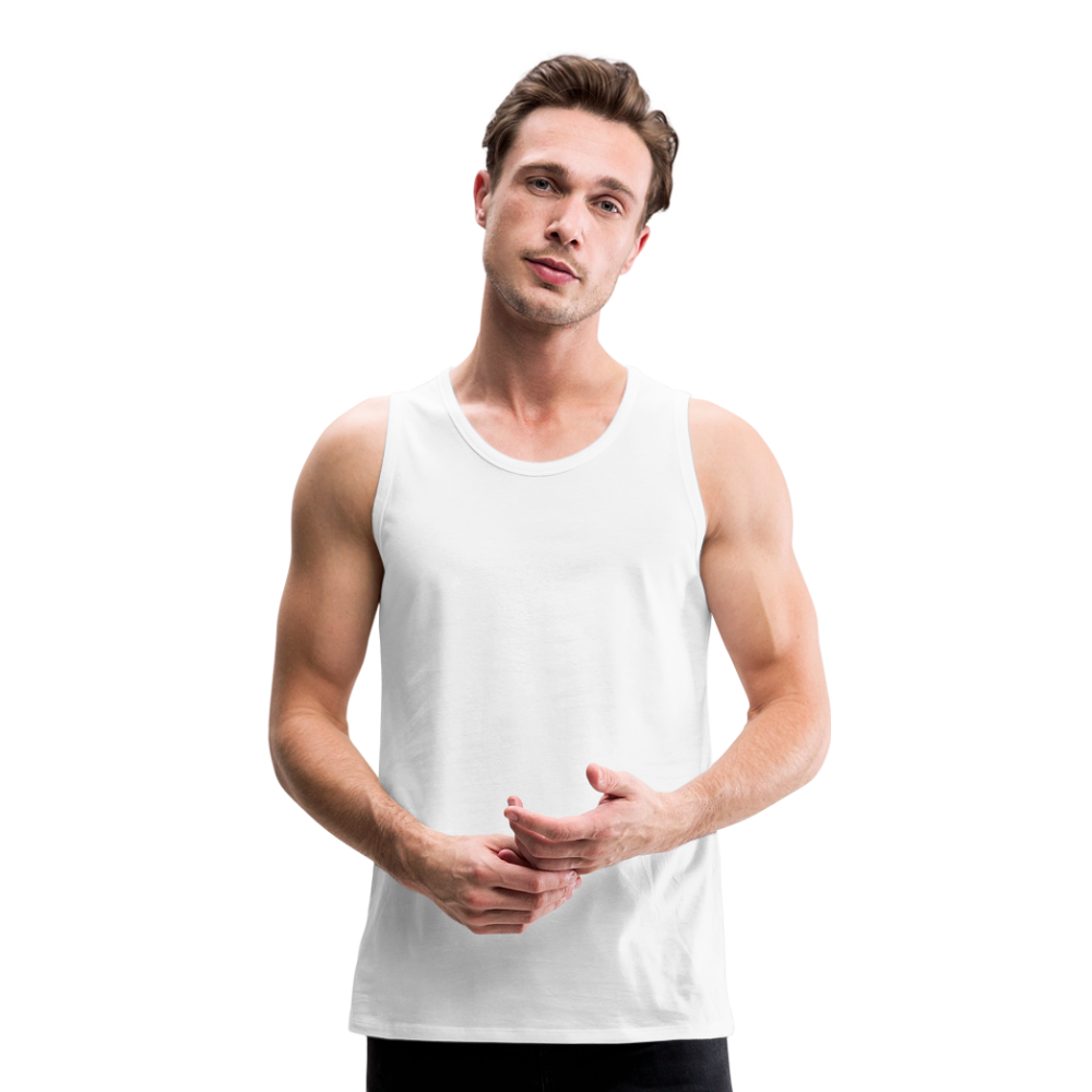 Men’s Premium Tank Top - white