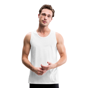 Men’s Premium Tank Top - white