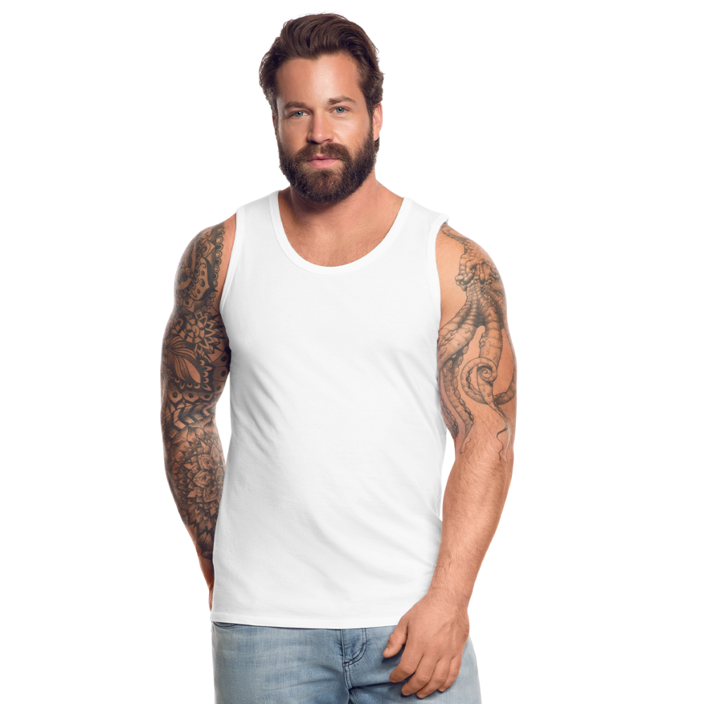 Men’s Premium Tank Top - white