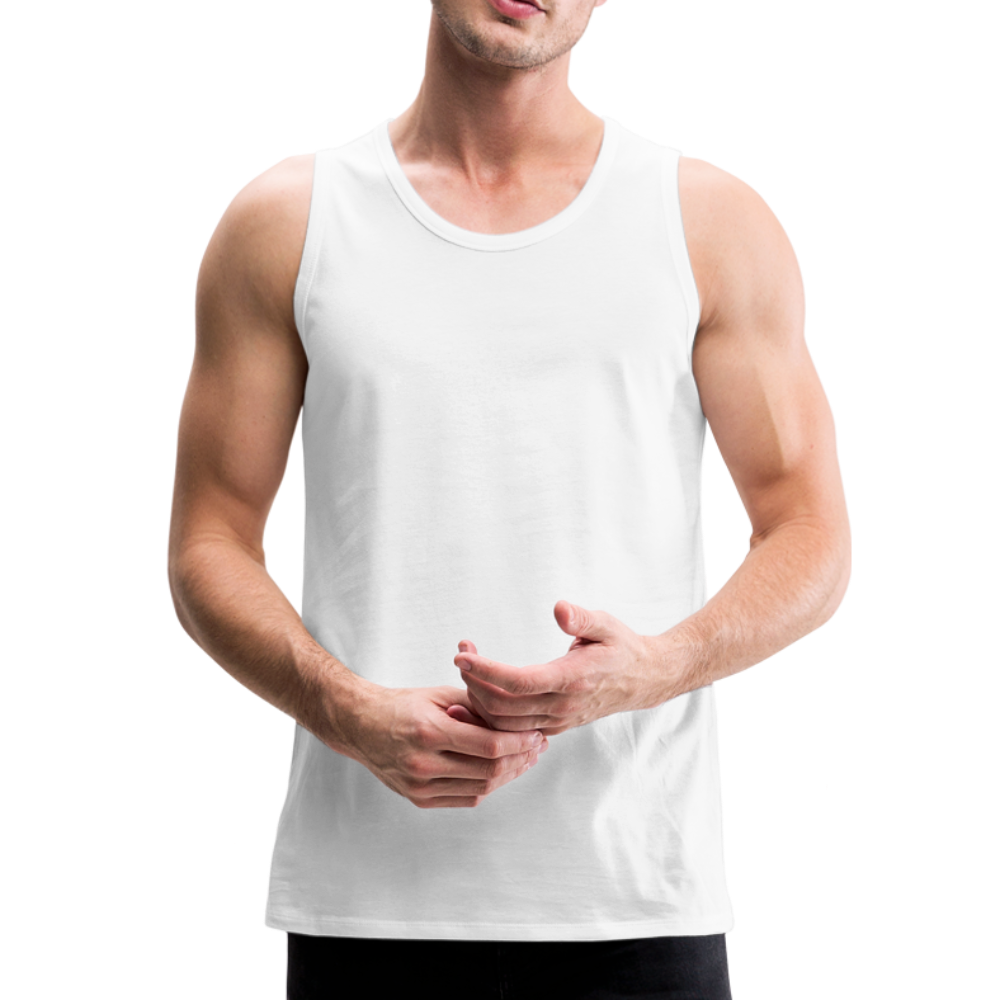 Men’s Premium Tank Top - white