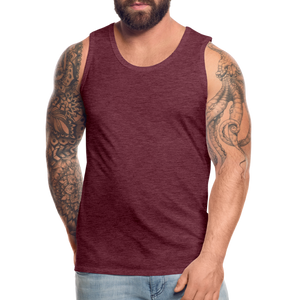 Men’s Premium Tank Top - heather burgundy