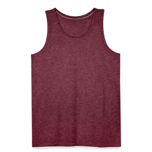 Men’s Premium Tank Top - heather burgundy