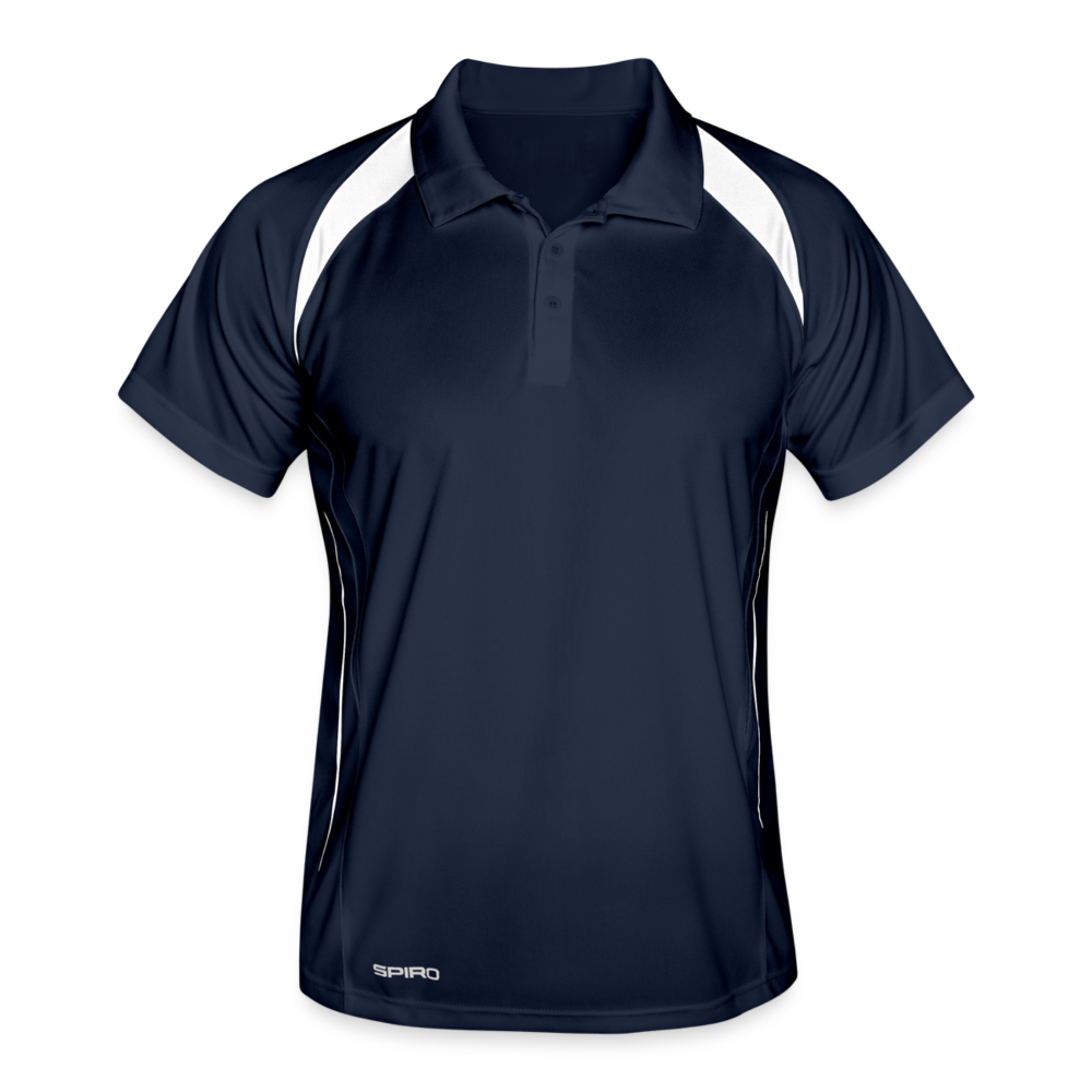 Men's Polo breathable - navy/white