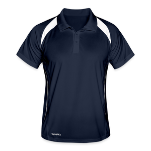 Men's Polo breathable - navy/white