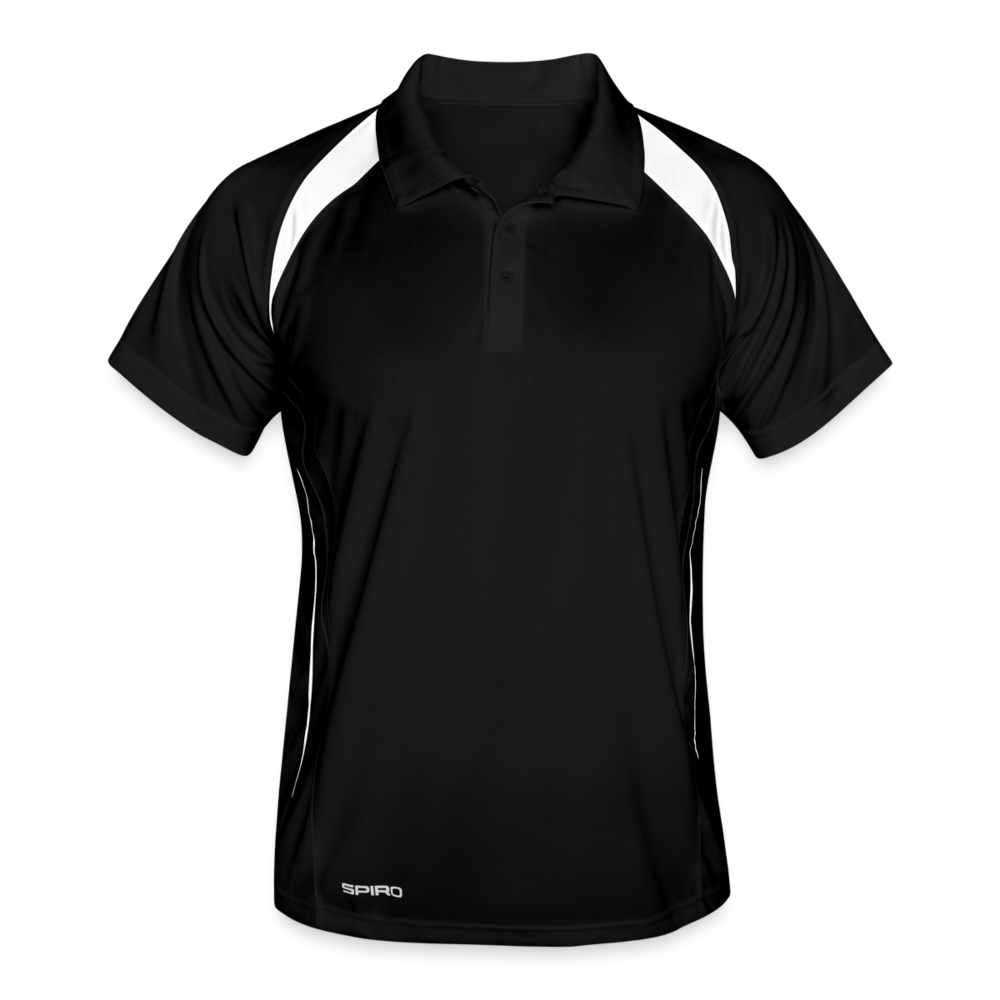 Men's Polo breathable - black/white